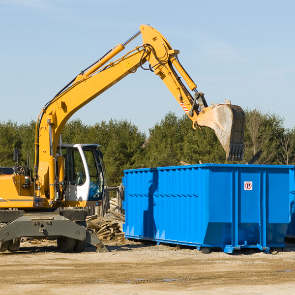 what are the rental fees for a residential dumpster in Virginia